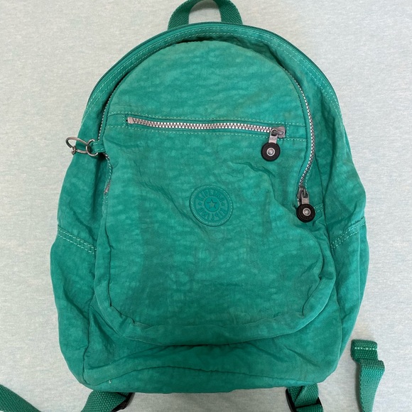 kipling green backpack